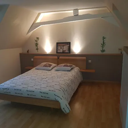 Appartamento A L'étage D'une Maison Avec Entrée Commune Comprenant Avec Un Grand Lit , D'enfant Et Un Clic-clac Dans La Piece De Vie Bazouges-sur-le-Loir