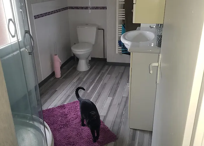 A L'etage D'une Maison Avec Entree Commune Comprenant Avec Un Grand Lit , D'enfant Et Un Clic-clac Dans La Piece De Vie Appartement